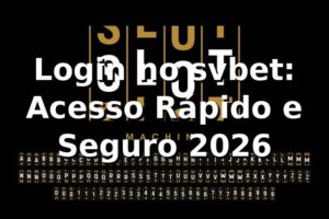 Login no svbet: Acesso Rápido e Seguro 2026 🔐